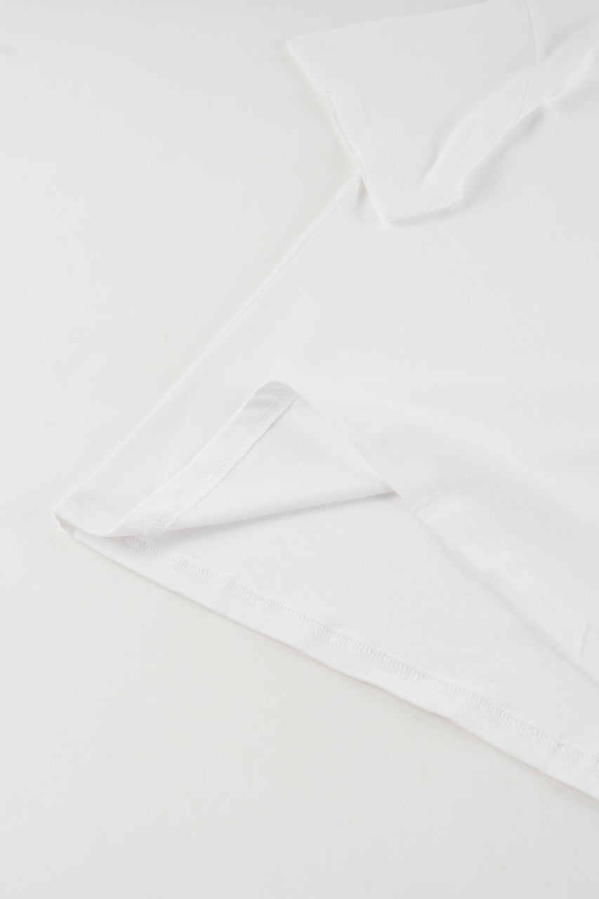 Drop Shoulder T-shirt - White