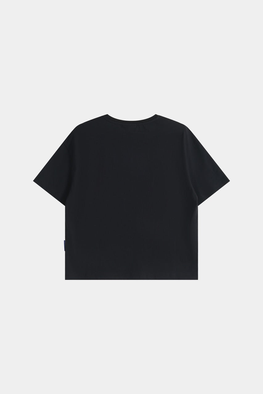 Cropped Tshirt - Black