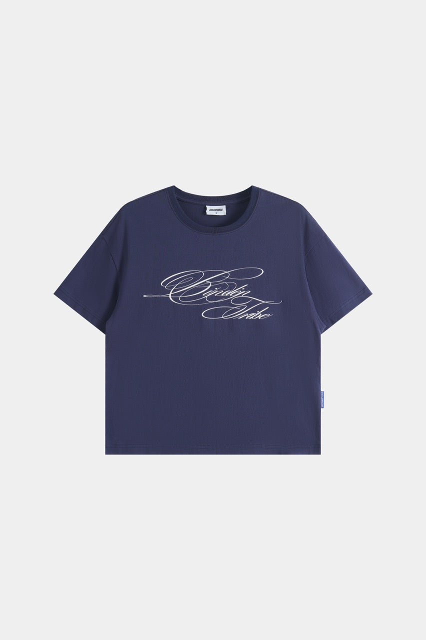 Cropped Tshirt - Navy