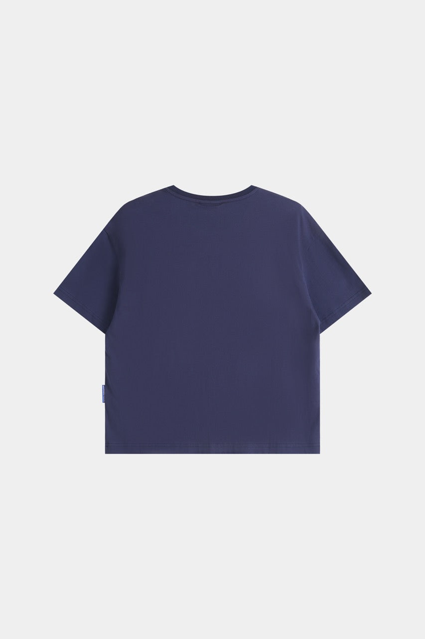 Cropped Tshirt - Navy