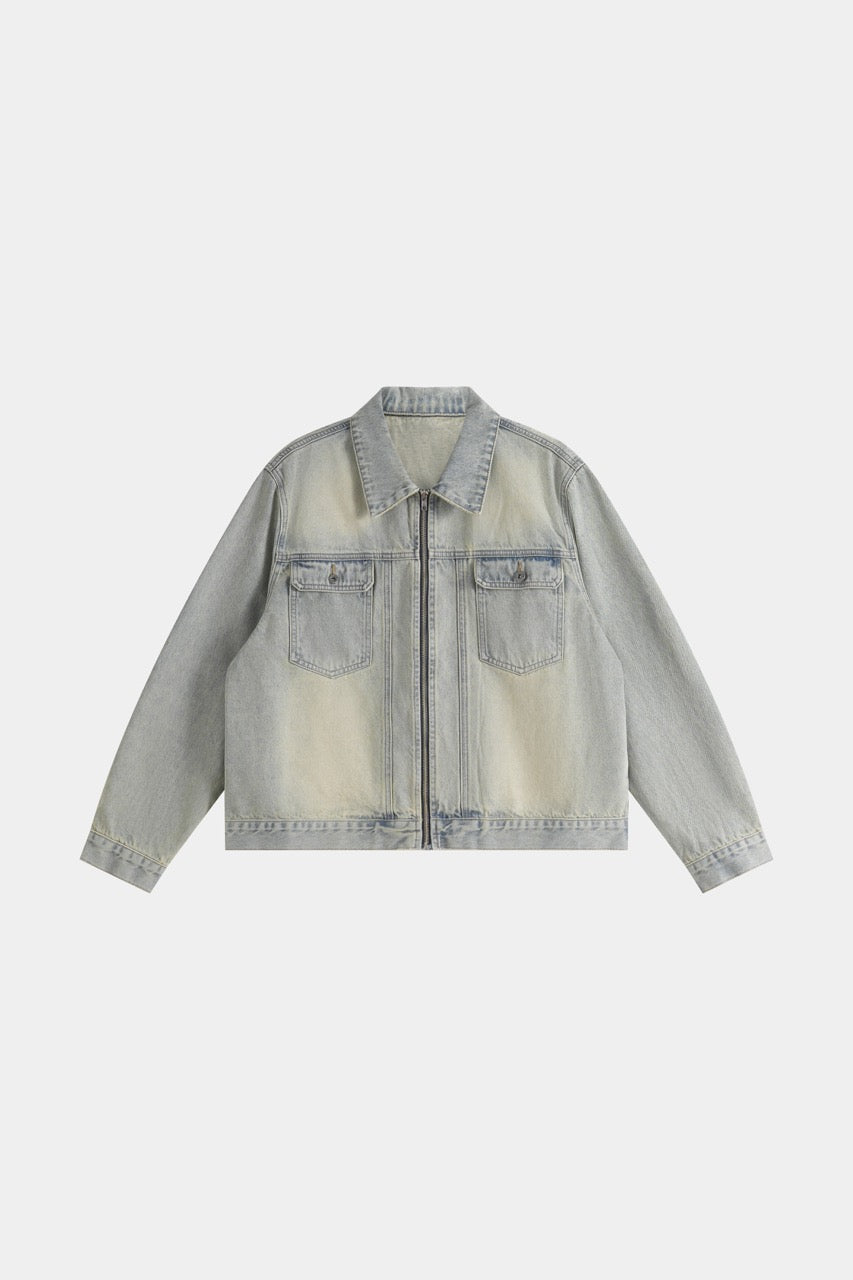 Denim Zip Jacket - Construction