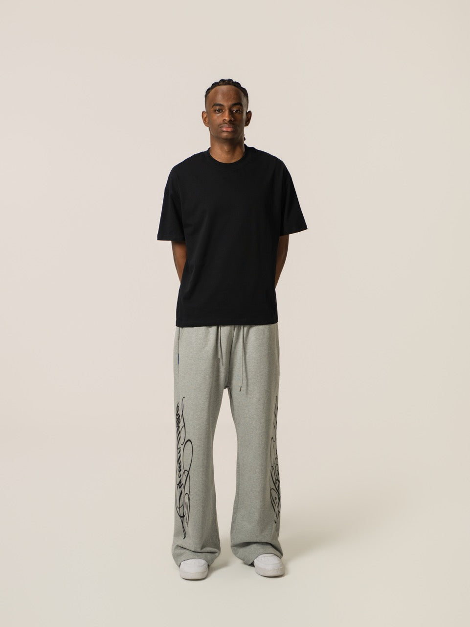 Drop Shoulder T-shirt - Black