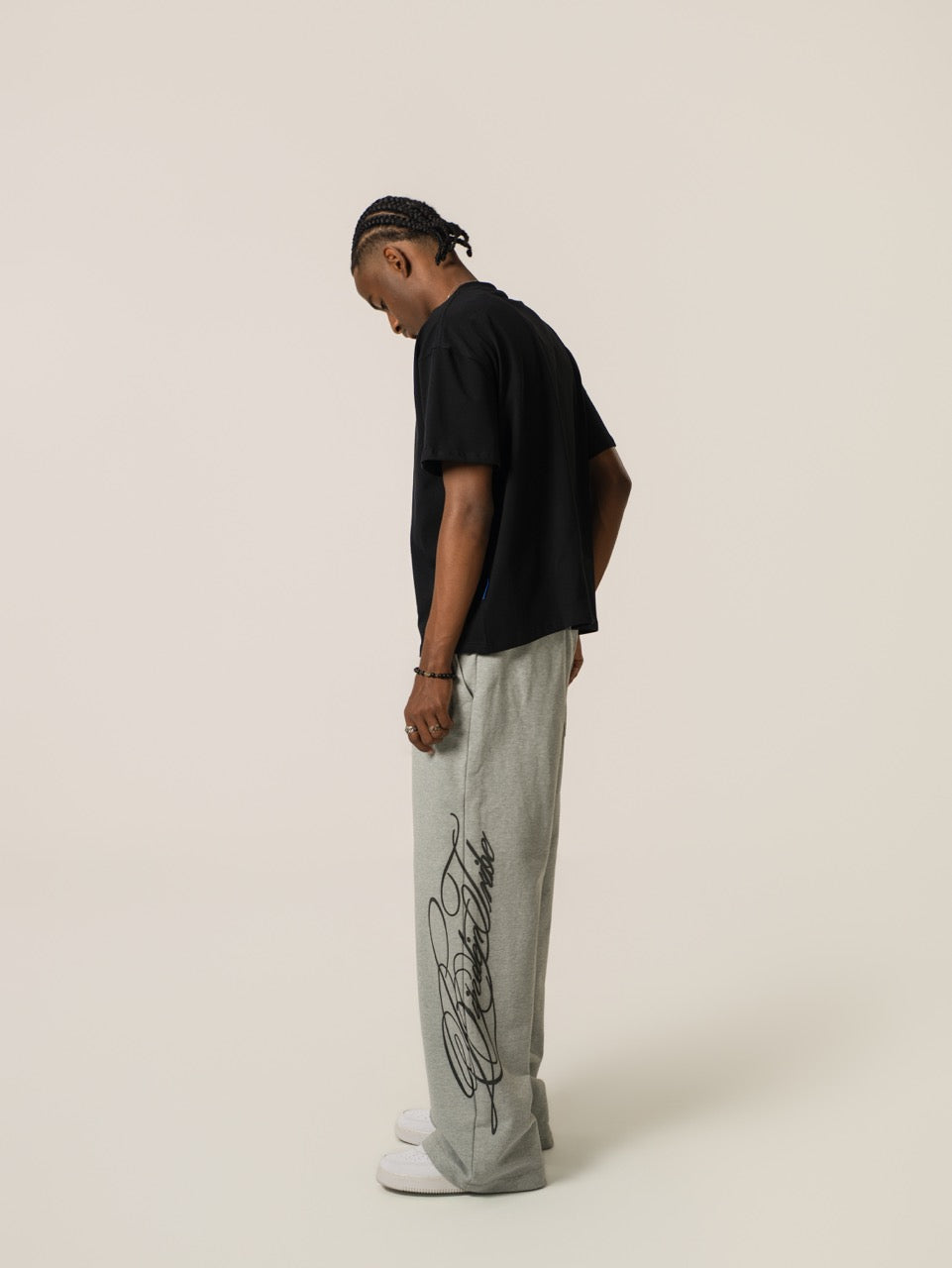 Drop Shoulder T-shirt - Black