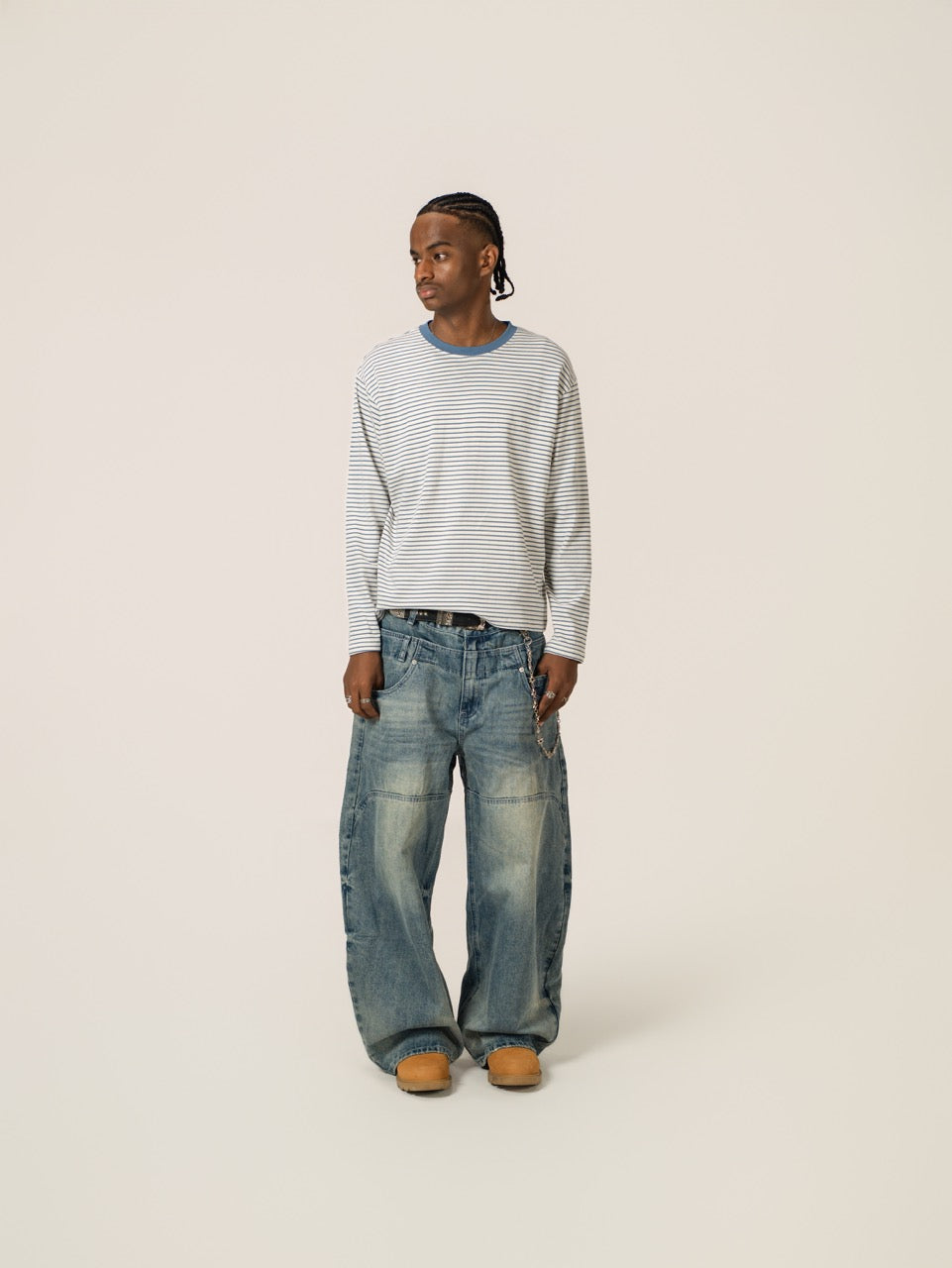 Striped Long Sleeve - Blue