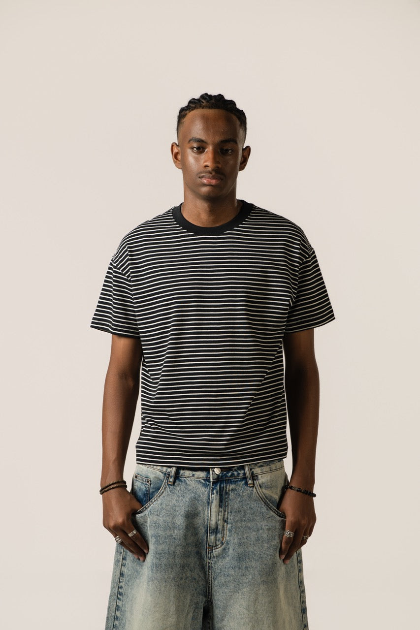 Striped Tshirt - Black