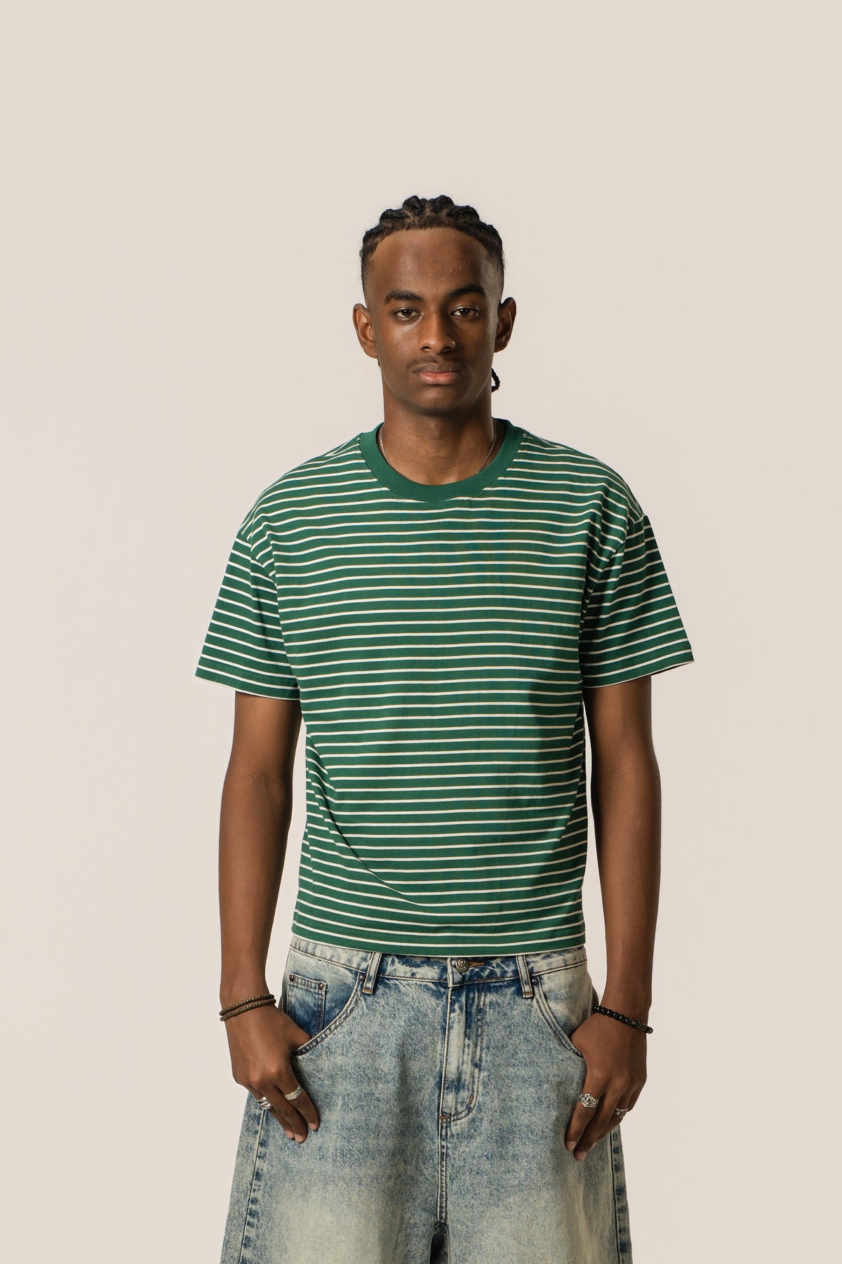 Striped Tshirt - Green