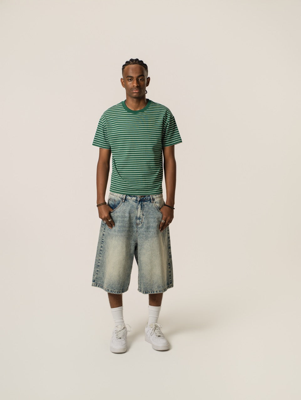Striped Tshirt - Green