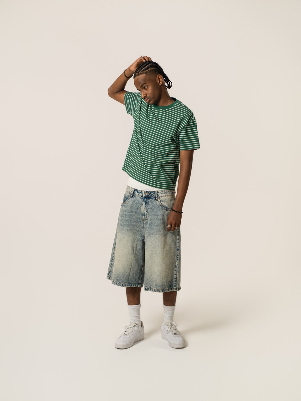 Striped Tshirt - Green