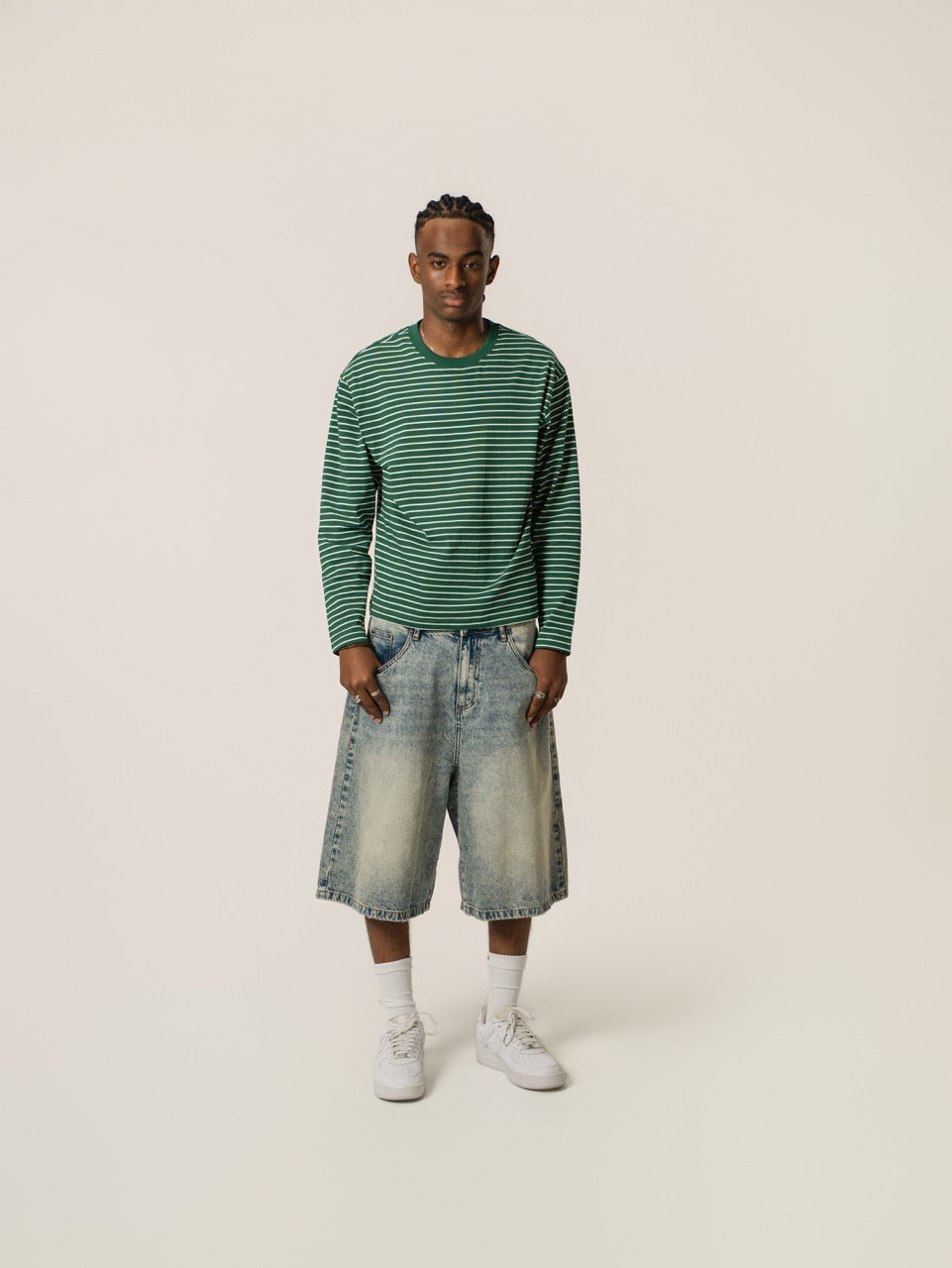 Striped Long Sleeve - Green