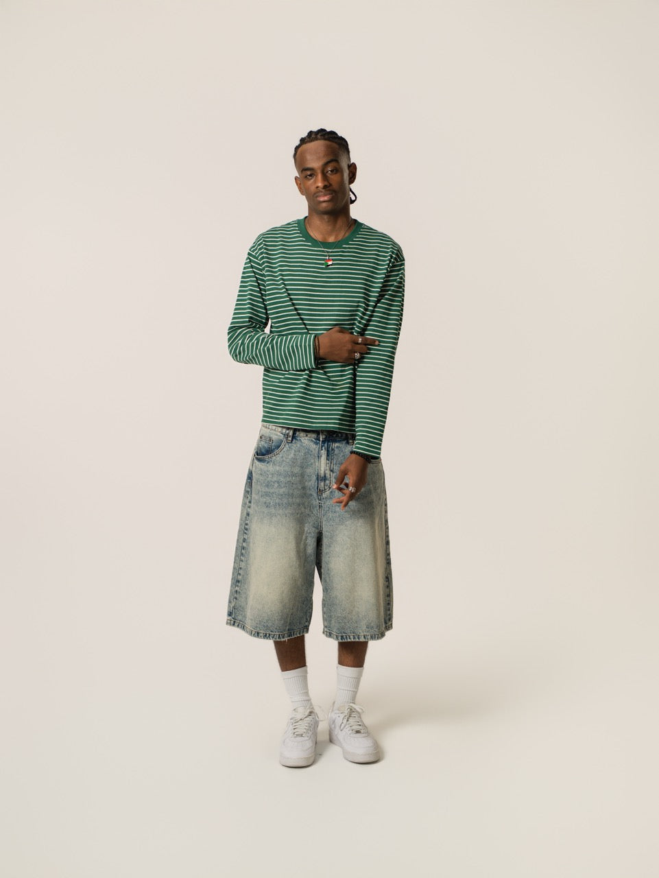 Striped Long Sleeve - Green