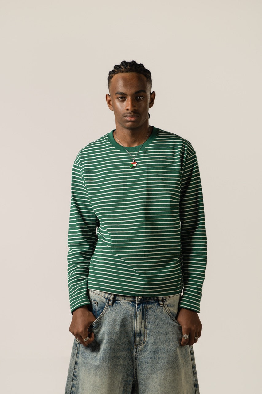 Striped Long Sleeve - Green