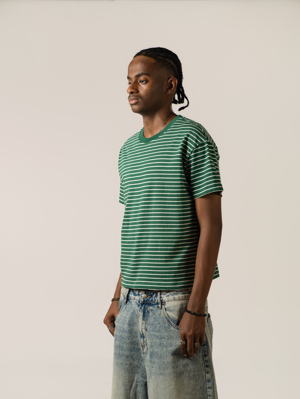 Striped Tshirt - Green