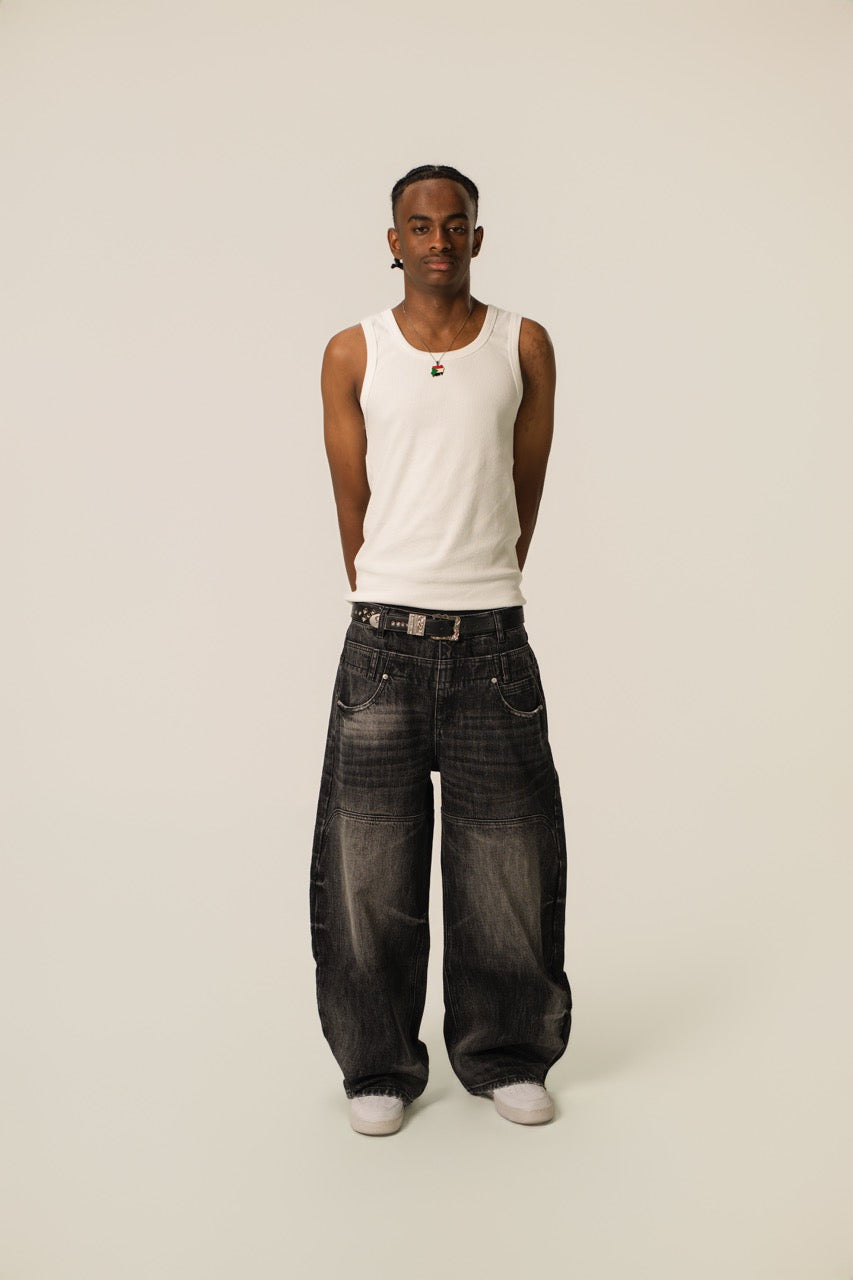 Double Waist Selvage Denim - Vintage