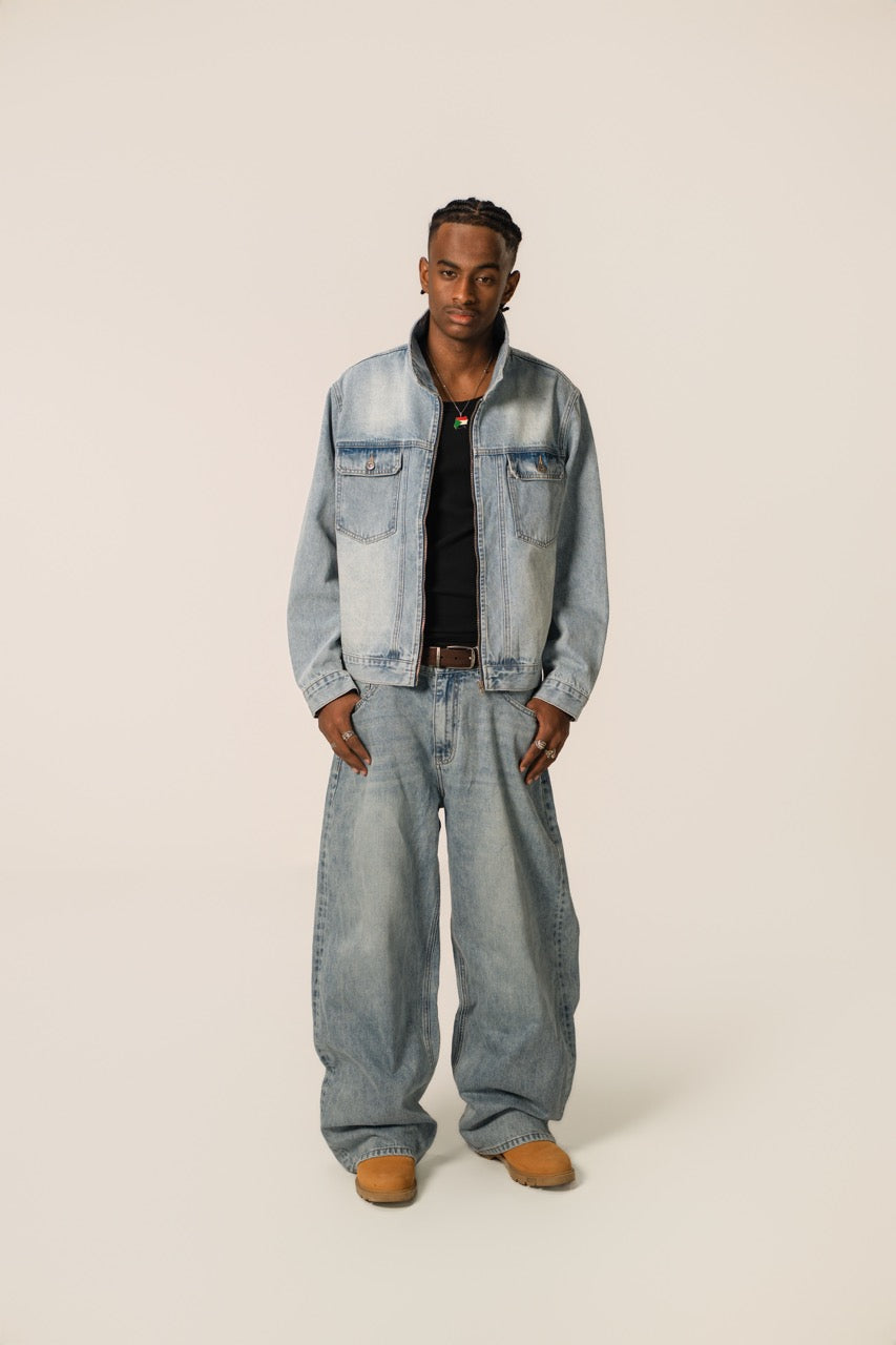 Baggy Selvage Denim - LightBlue