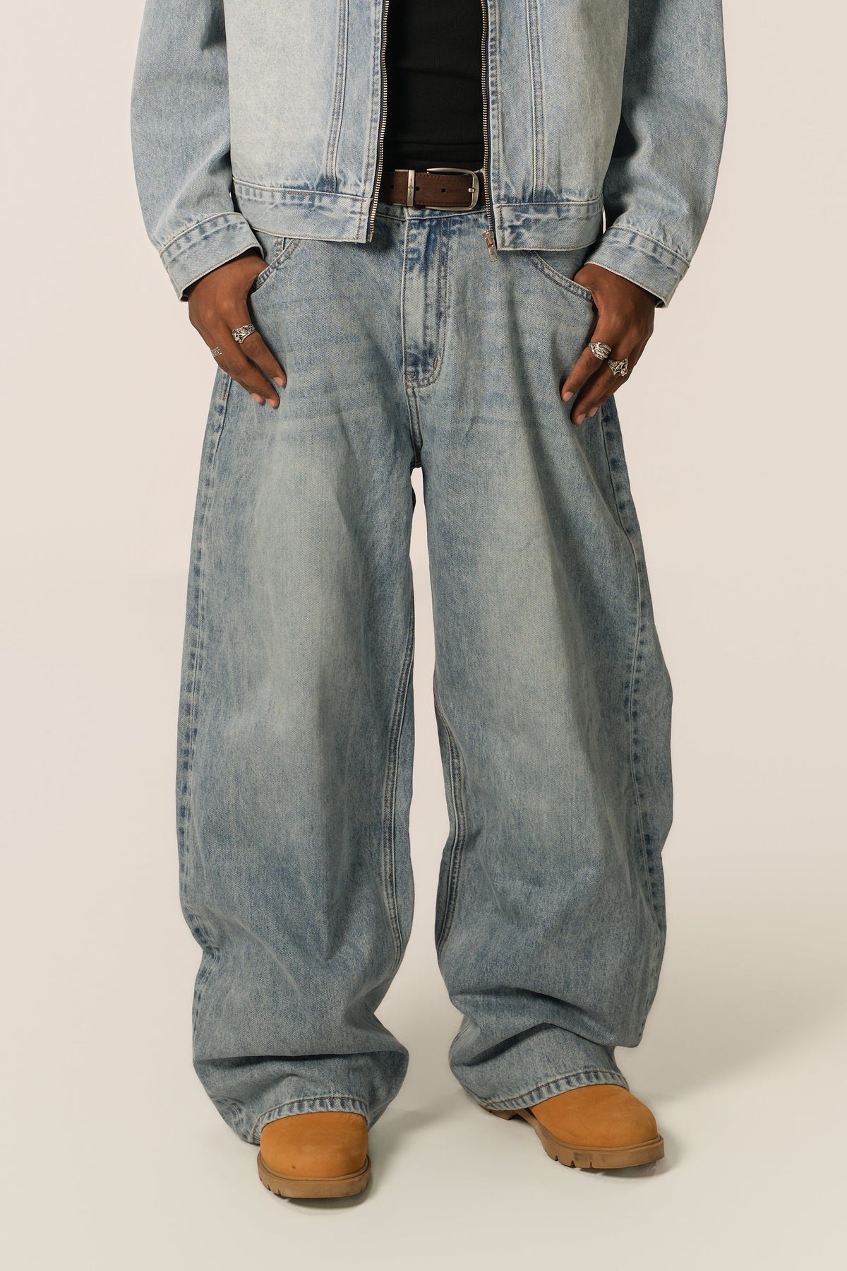 Baggy Selvage Denim - LightBlue