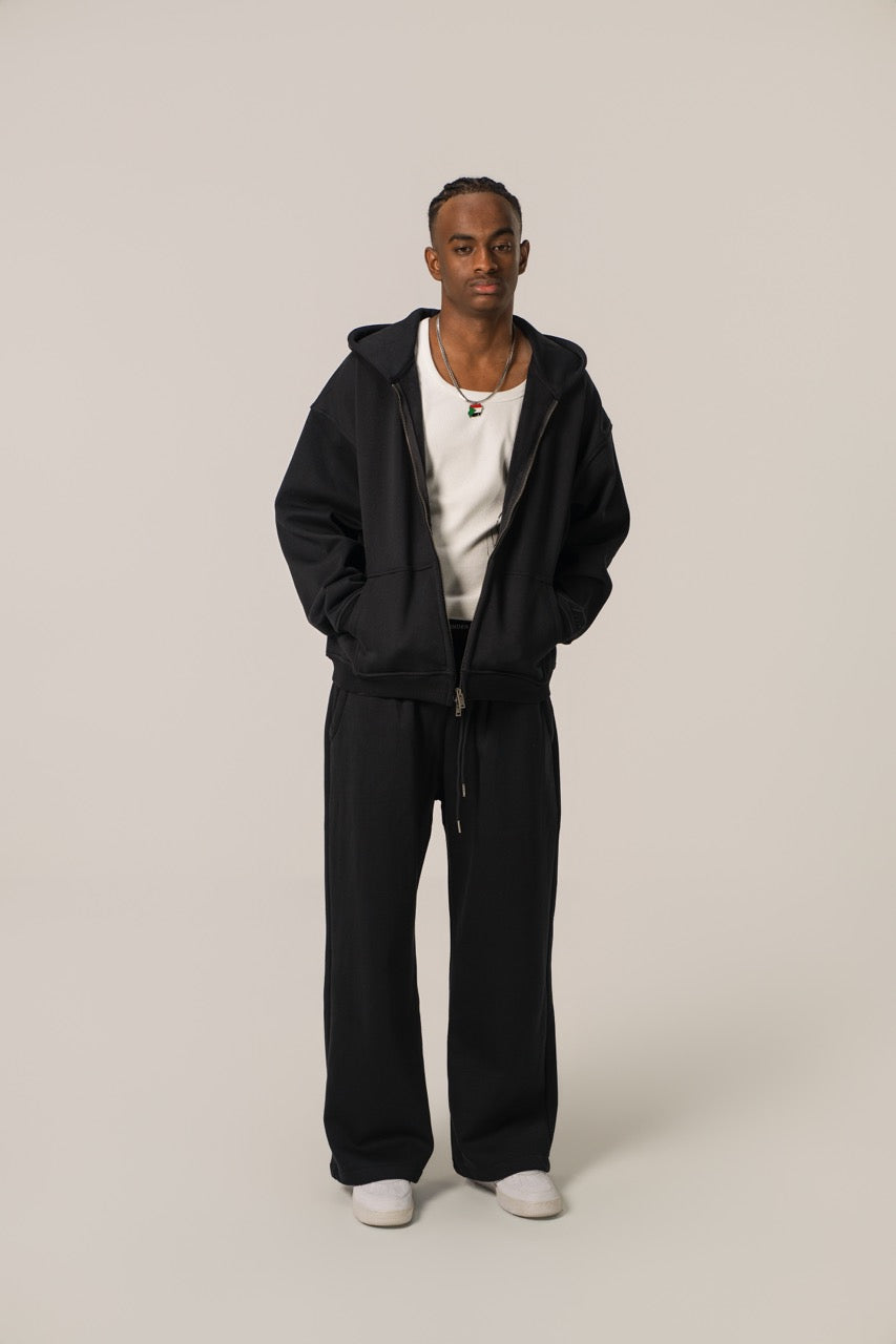 LINDEN Boxer Sweatpants - Black