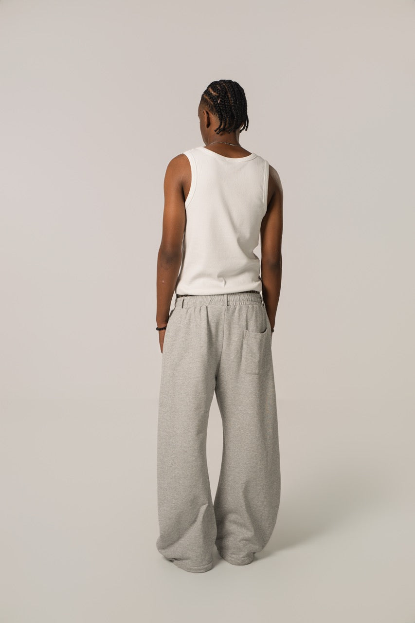 Double-Waist sweatpants Grey