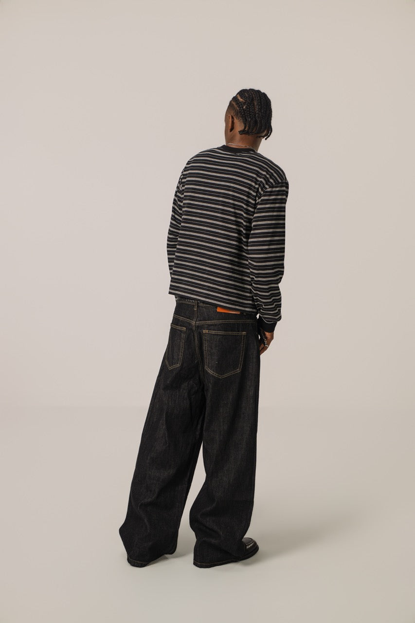 Striped Long Sleeve - Black