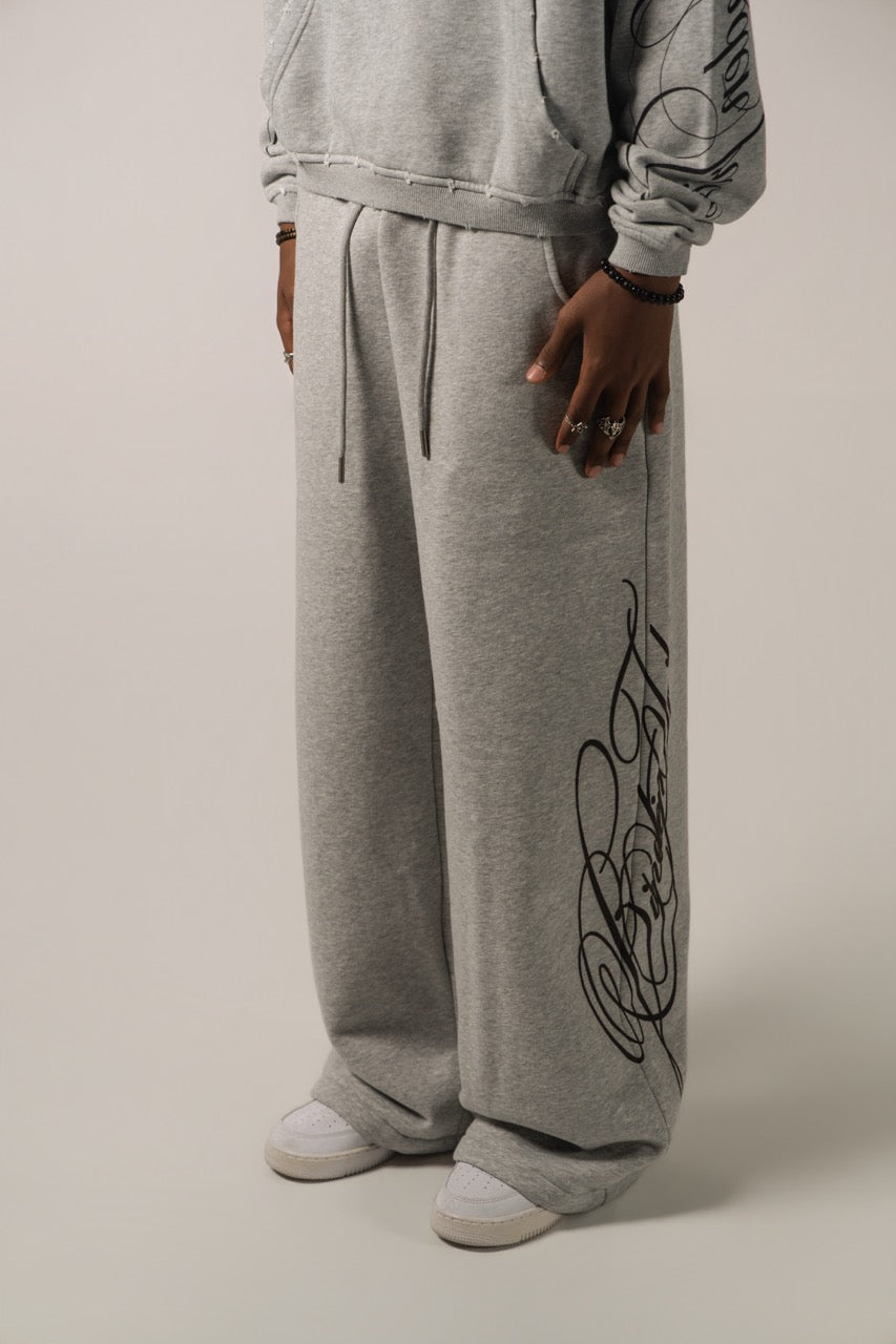Signature Baggy Sweatpants - Grey