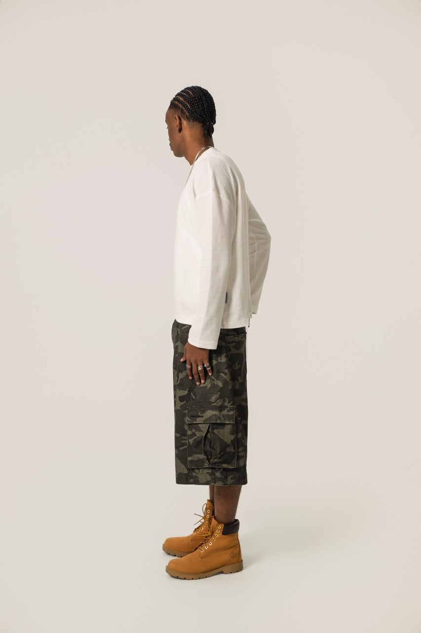 Baggy Cargo Shorts Camo