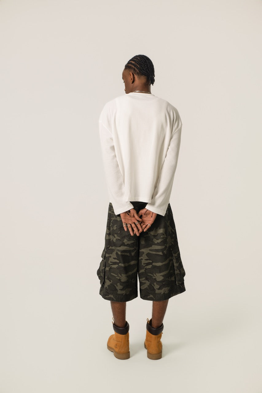 Baggy Cargo Shorts Camo
