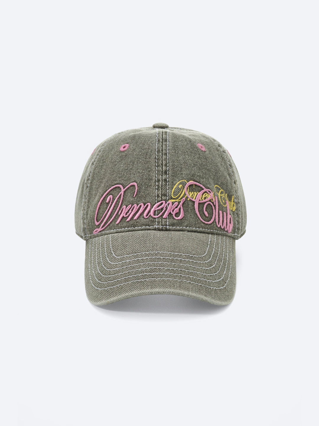 SCRIPT TEXT HAT - VINTAGE GREEN