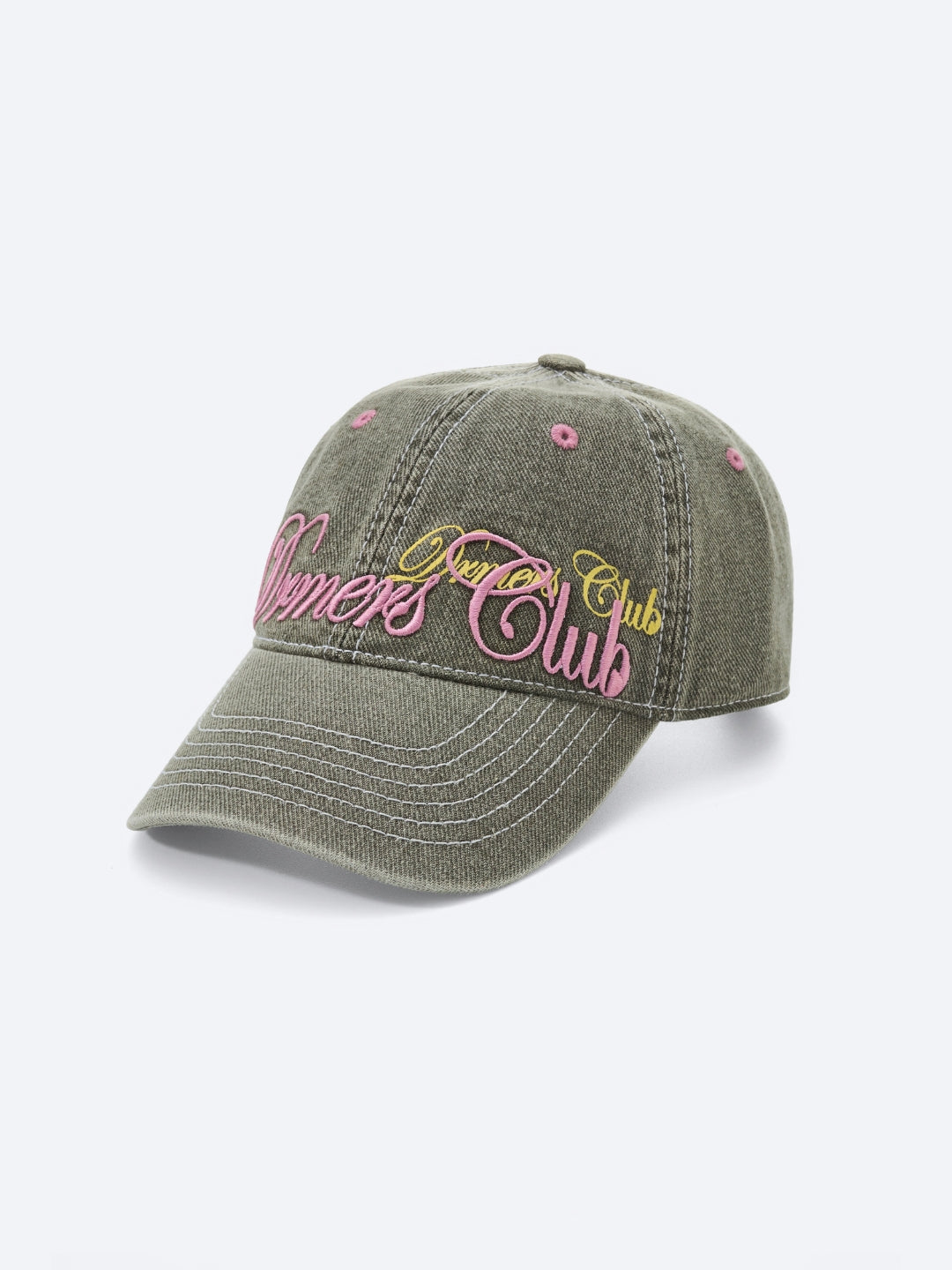 SCRIPT TEXT HAT - VINTAGE GREEN