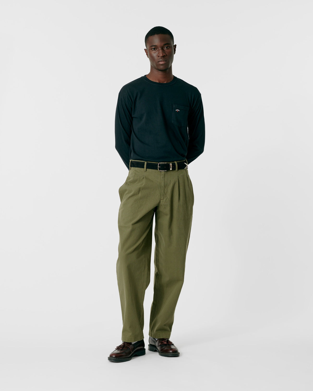 Classic Long Sleeve Pocket Tee
