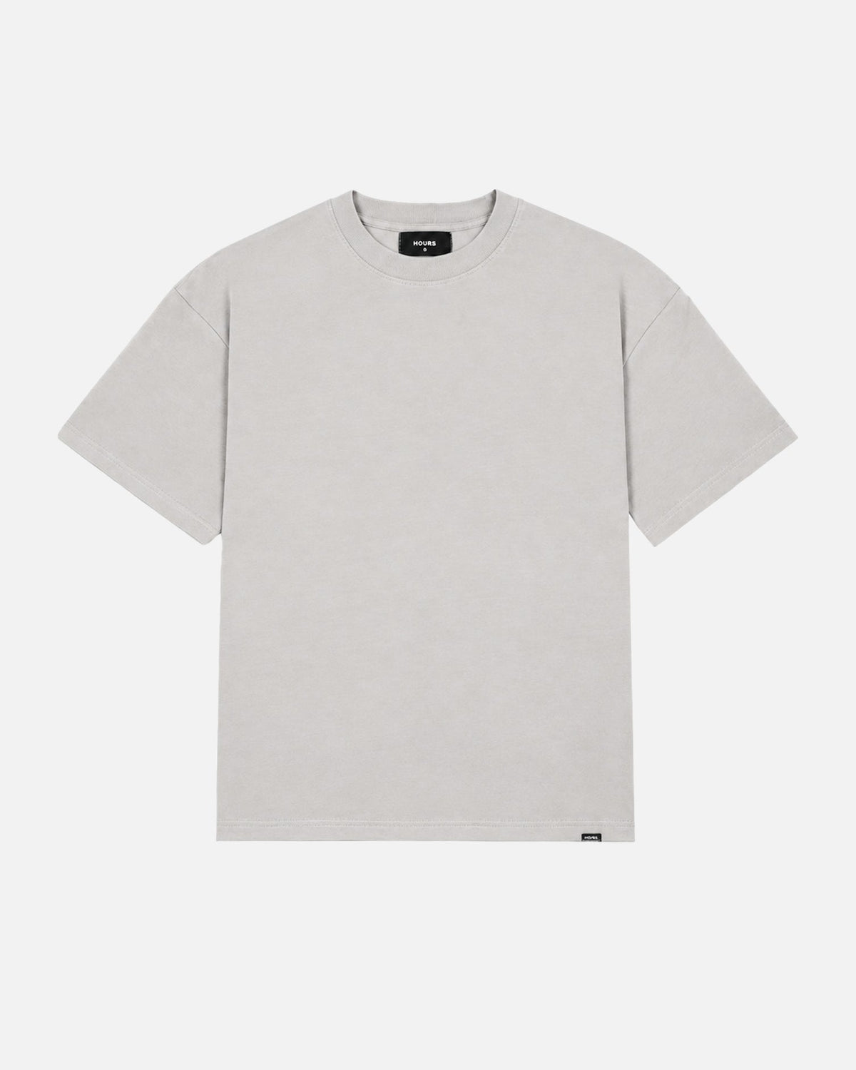 Drop Shoulder T-Shirt - Light Grey