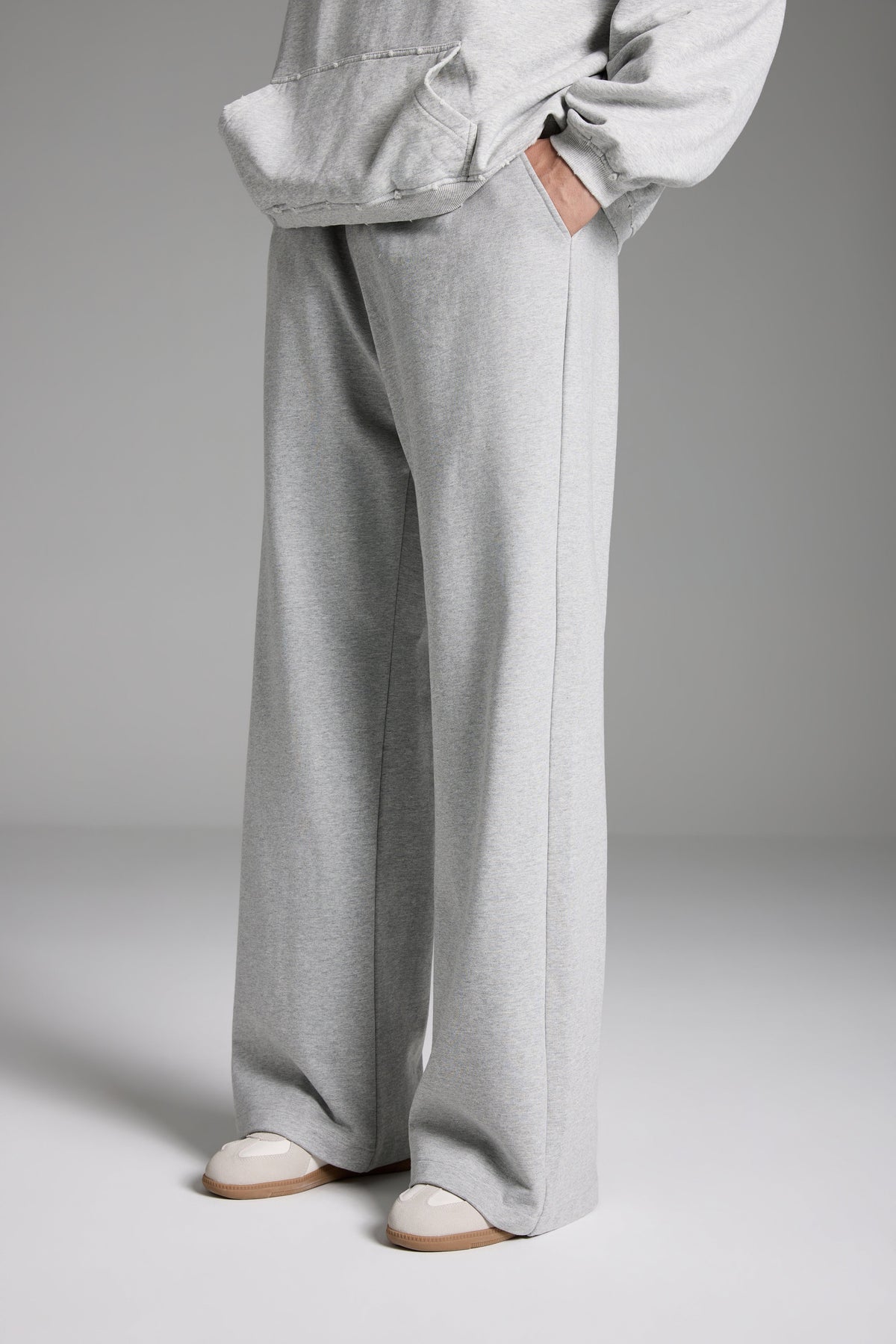 LINDEN Straight Sweatpants Grey