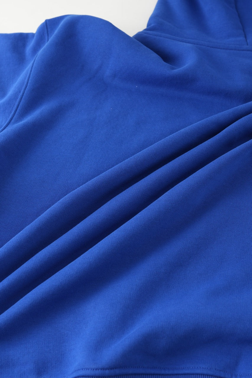Drop Shoulder Hoodie - Royalblue