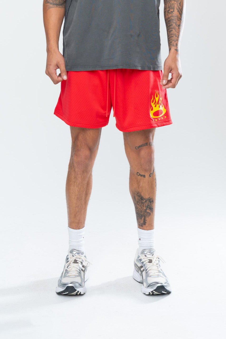 FURY MESH SHORTS - RED