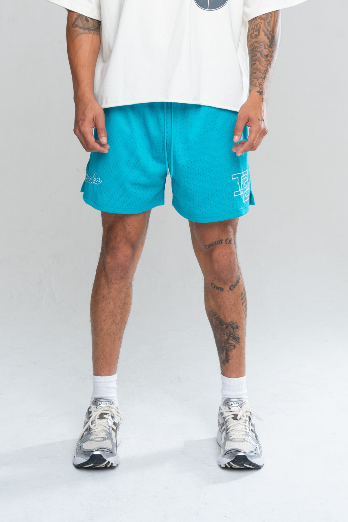 CLASSIC MESH SHORTS - TEAL
