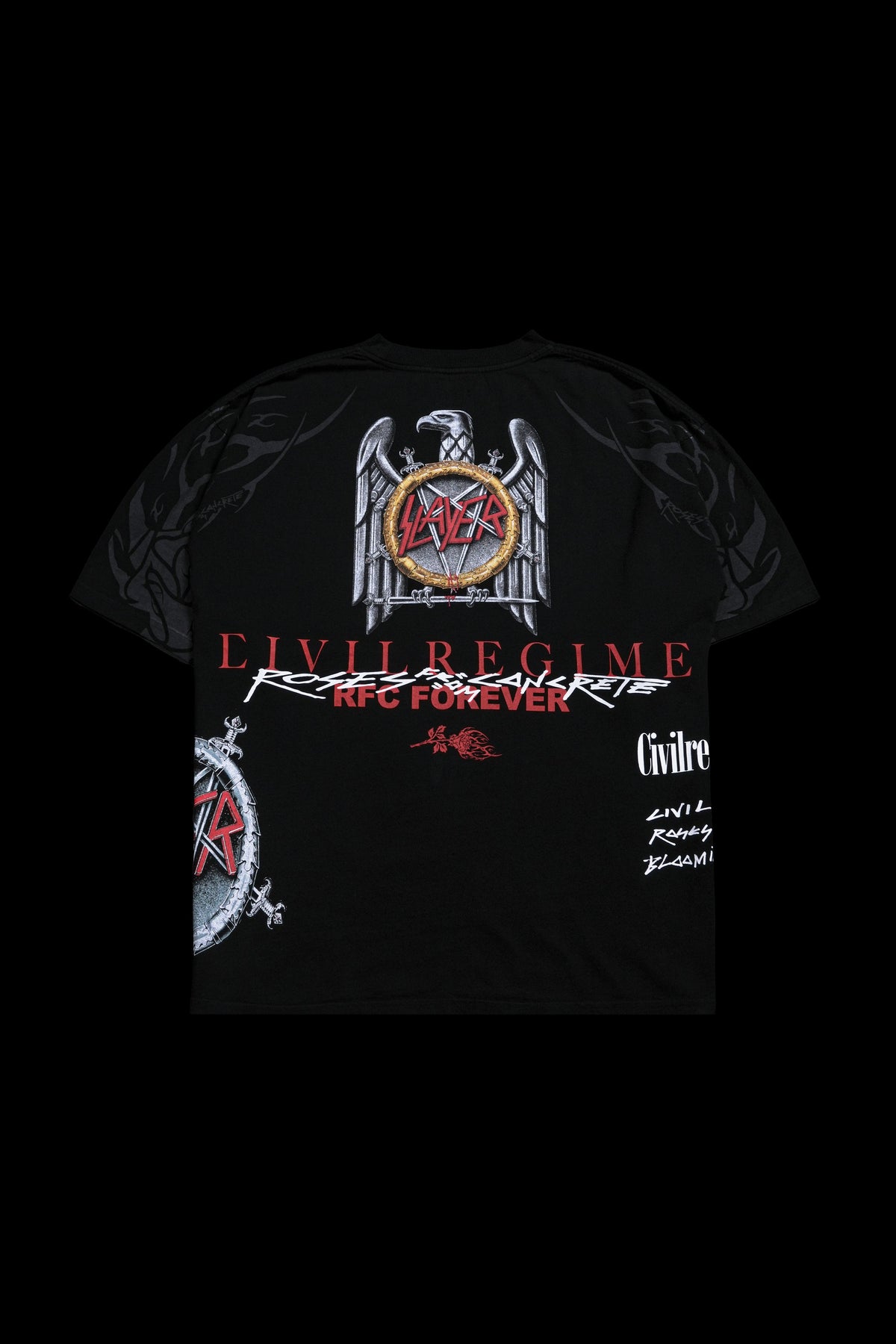 Slaytanic Wehrmacht SBS 199X Oversized Tee in Black