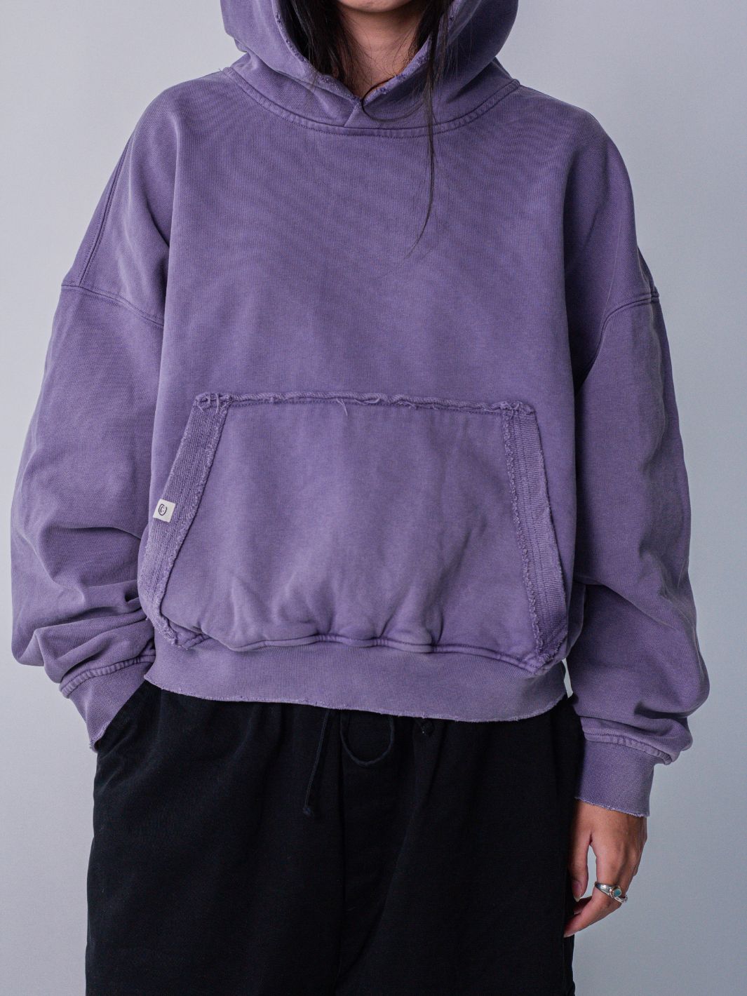 IN PROGRESS REVERSIBLE HOODIE - AMETHYST