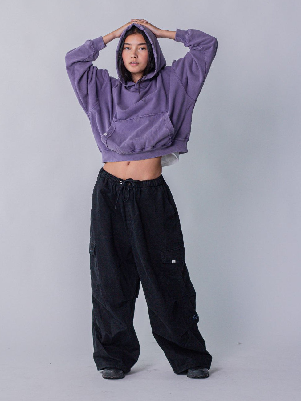 IN PROGRESS REVERSIBLE HOODIE - AMETHYST