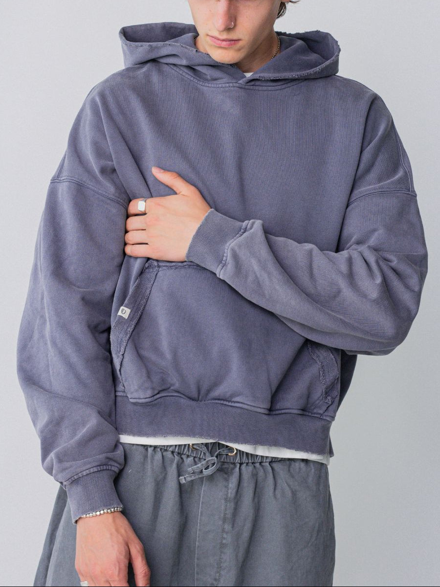 IN PROGRESS REVERSIBLE HOODIE - BLUE LAVENDER
