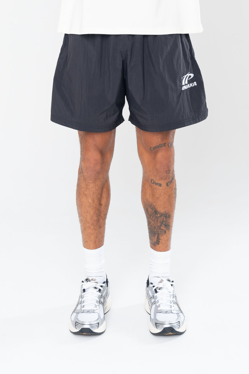 SPORTSWEAR NYLON SHORTS - BLACK