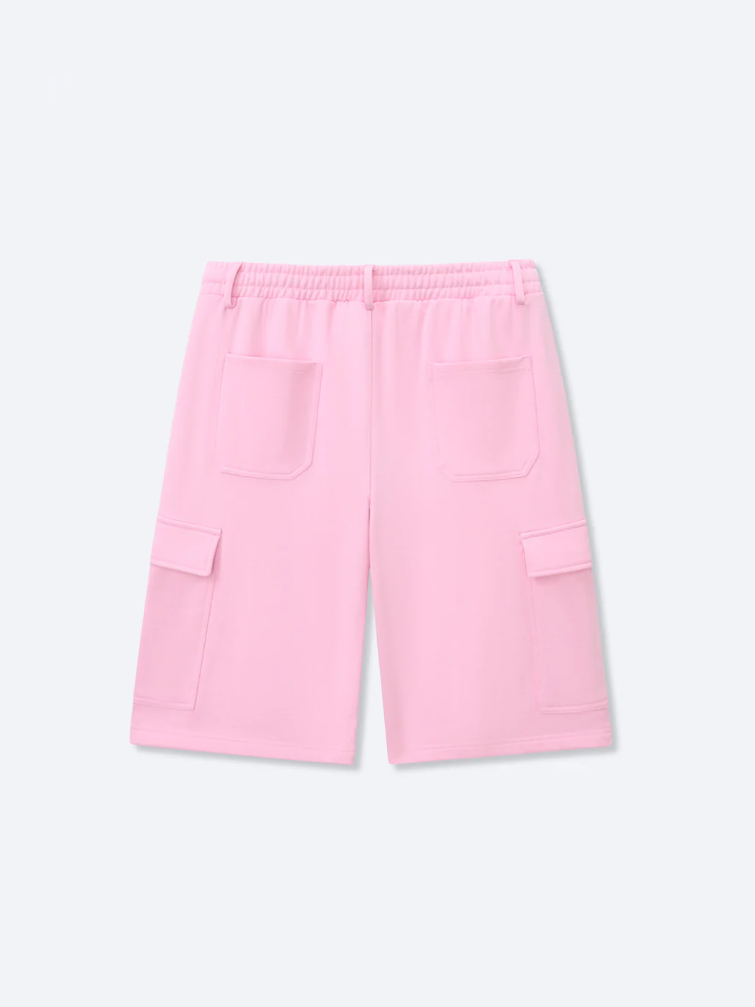 CARGO SWEAT SHORTS - LIGHT PINK