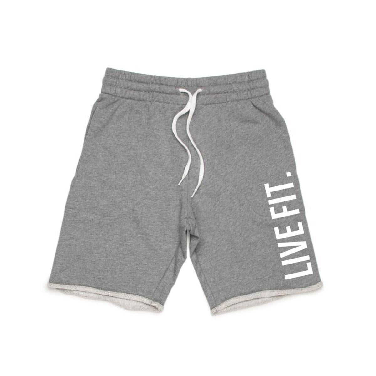 French Terry Live Fit short - Heather grey