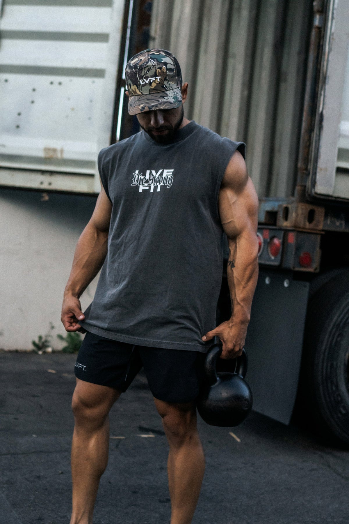 Heavy Metal Muscle Tank - Shadow