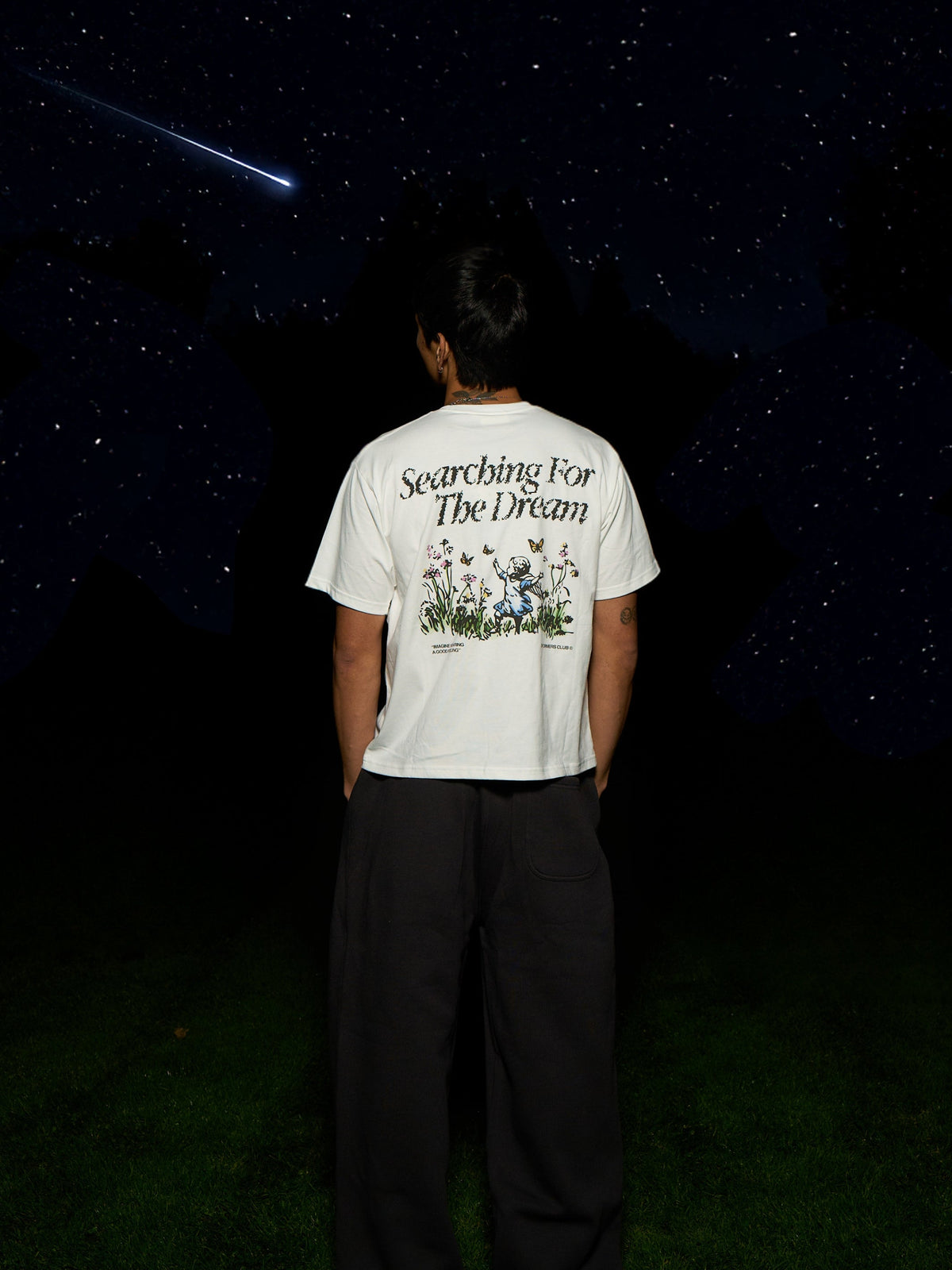 SEARCHING FOR THE DRM TEE - WHITE
