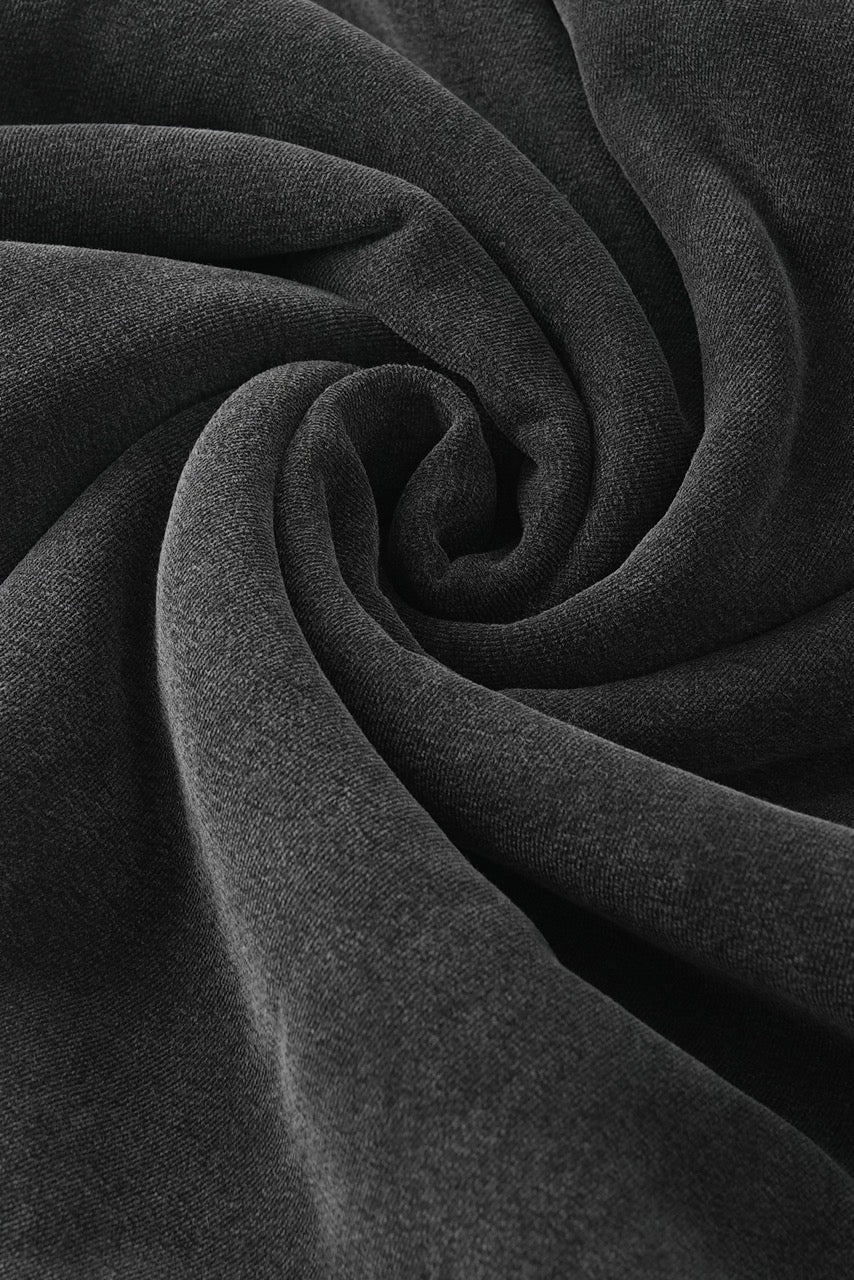 DOWNTOWN Washed Hoodie Black