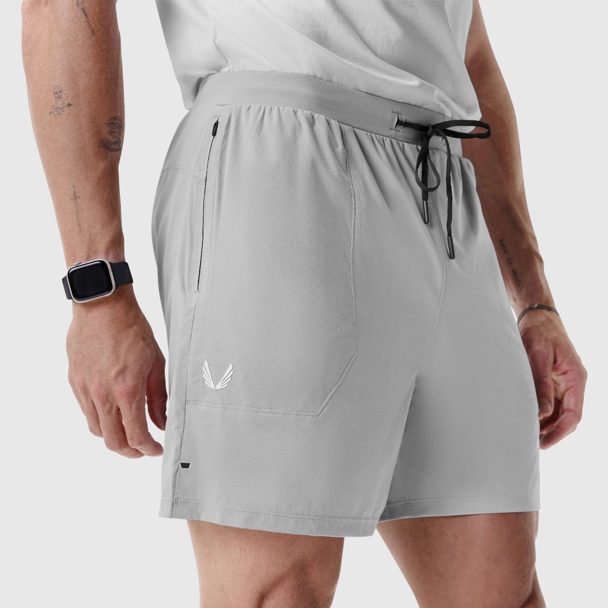 0992. Aerotex™ 6" Training Short - Slate Grey