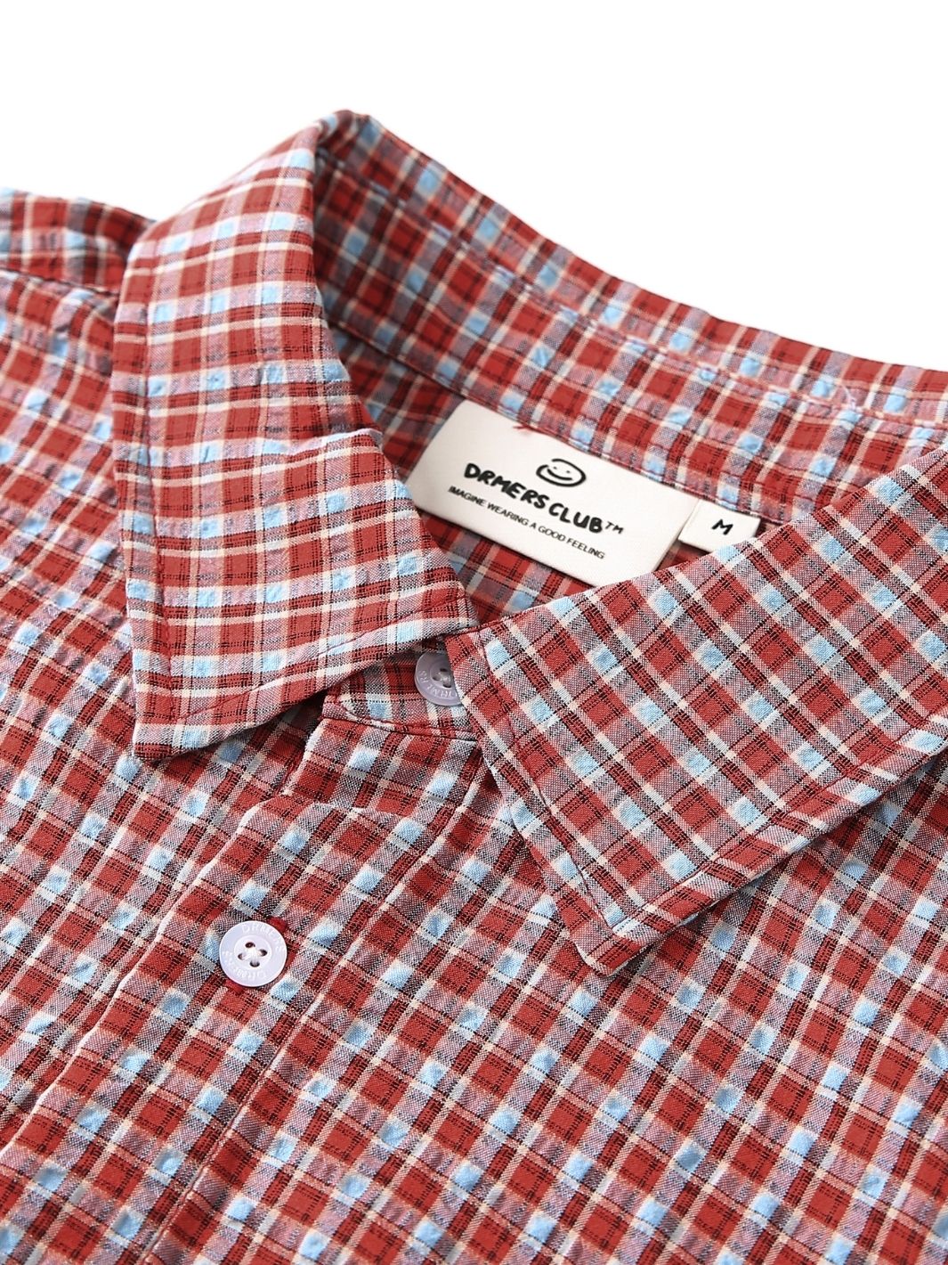 OTW SHORT SLEEVE PLAID - RED