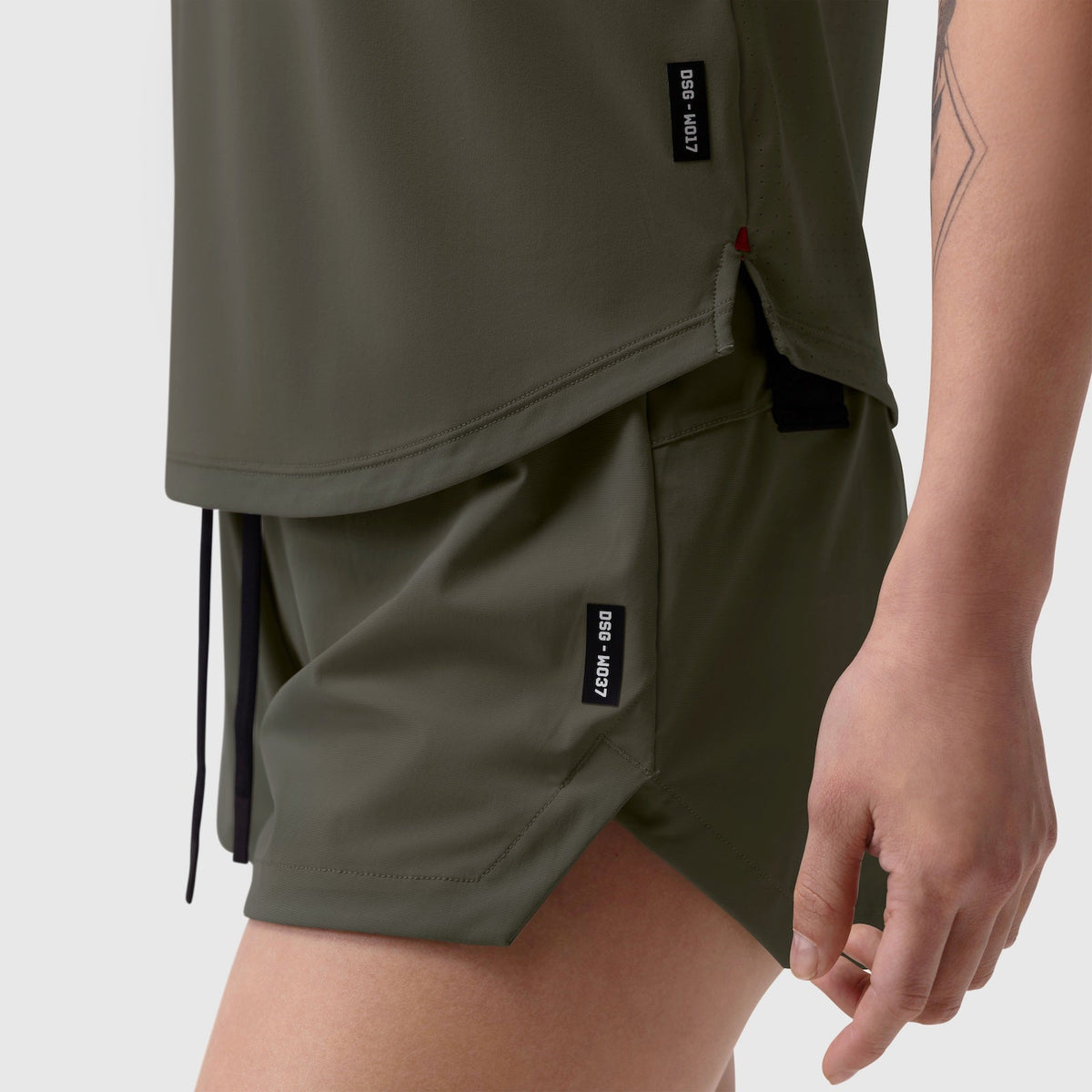 W017. Laser-Vent™ Established Tee - Olive