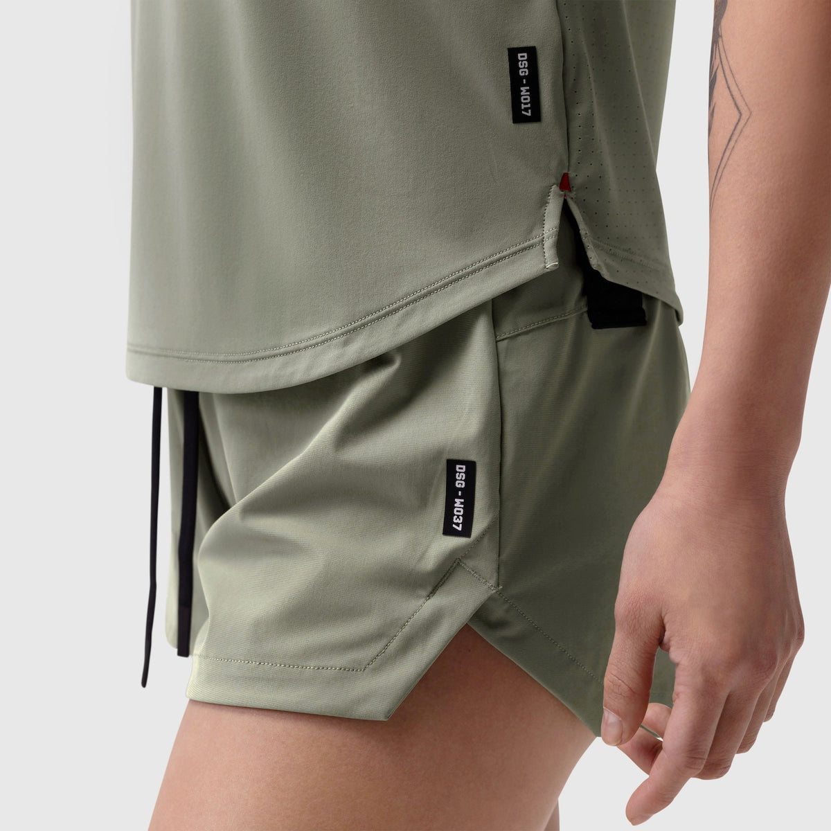 W017. Laser-Vent™ Established Tee - Sage