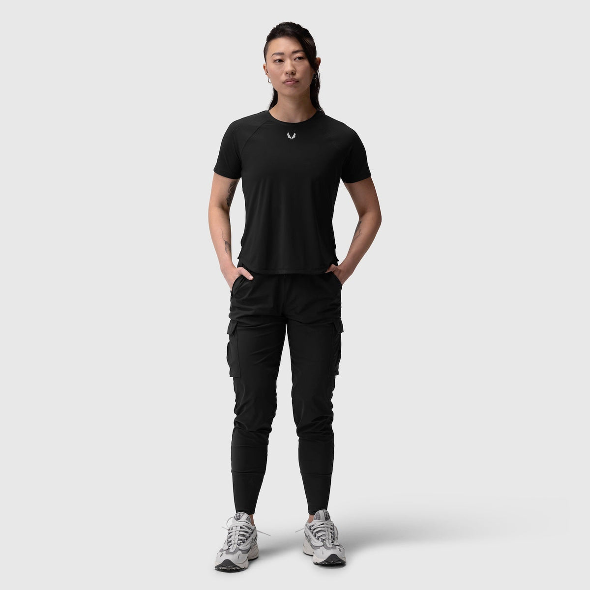 W017. Laser-Vent™ Established Tee - Black