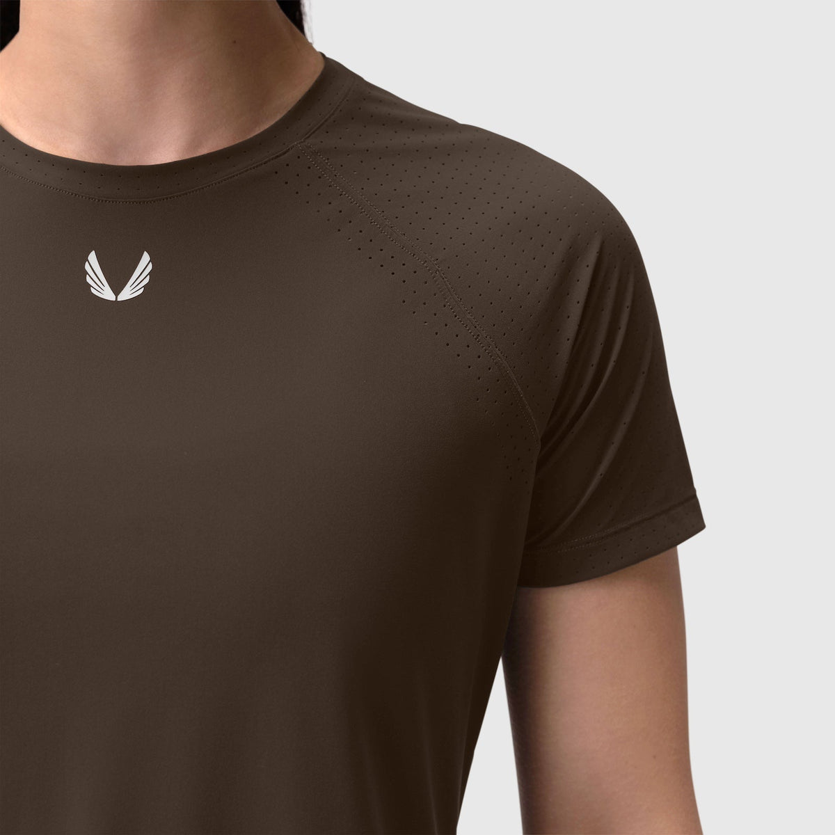 W017. Laser-Vent™ Established Tee - Dark Earth