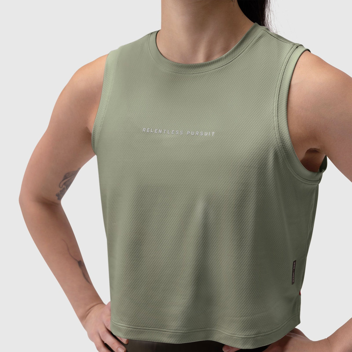 W020. AeroSilver® Tank Top - Sage "RP"